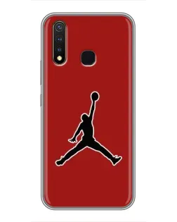 Чехол для Vivo Y19 с картинкой «Jordan Red Back» Чехол для Vivo Y19 с картинкой «Jordan Red Back»