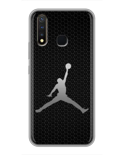 Чехол для Vivo Y19 с картинкой «Jordan Dark Carbon» Чехол для Vivo Y19 с картинкой «Jordan Dark Carbon»