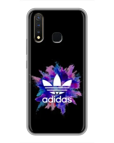Чехол для Vivo Y19 с картинкой «Взрыв красок Adidas»