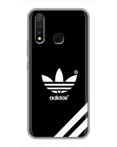Чехол для Vivo Y19 с картинкой «Adidas с диагональными полосами»