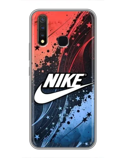 Чехол для Vivo Y19 с картинкой «Градиентный принт Найк» Чехол для Vivo Y19 с картинкой «Градиентный принт Найк»