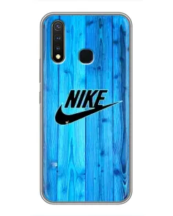 Чехол для Vivo Y19 с картинкой «Голубое дерево Nike»