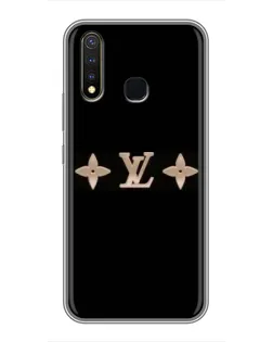 Чехол для Vivo Y19 с картинкой «Louis Vuitton — минимализм»