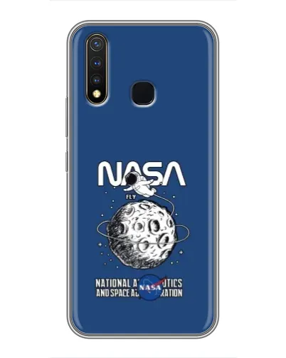 Чехол для Vivo Y19 с картинкой «NASA — лунная миссия» Чехол для Vivo Y19 с картинкой «NASA — лунная миссия»