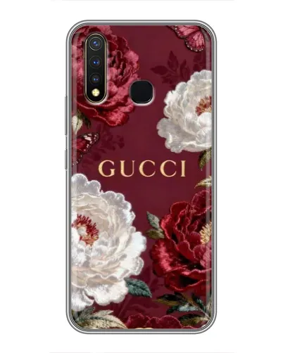 Чохол для Vivo Y19 з картинкою «Gucci — бордові троянди» Чохол для Vivo Y19 з картинкою «Gucci — бордові троянди»