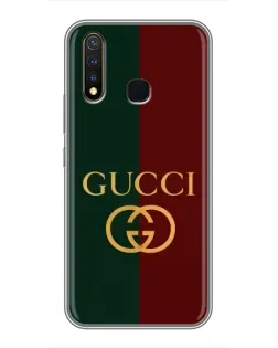 Чохол для Vivo Y19 з картинкою «Gucci — темно-зелений градієнт»