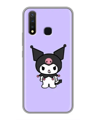 Чехол для Vivo Y19 с картинкой «Kuromi — нежный фиолетовый»