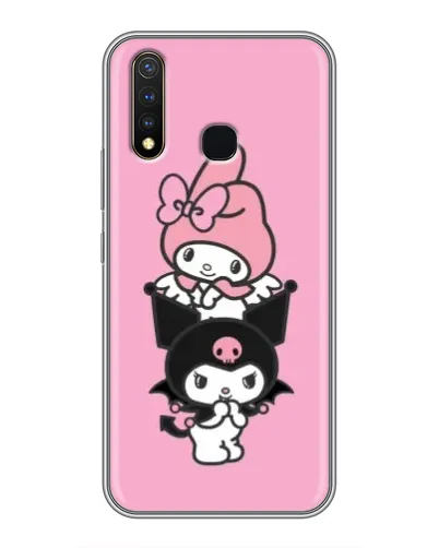 Чехол для Vivo Y19 с картинкой «My Melody и Kuromi»