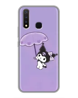 Чехол для Vivo Y19 с картинкой «Kuromi с зонтиком» Чехол для Vivo Y19 с картинкой «Kuromi с зонтиком»