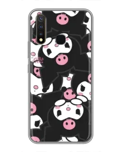 Чехол для Vivo Y19 с картинкой «Паттерн голов Куроми» Чехол для Vivo Y19 с картинкой «Паттерн голов Куроми»
