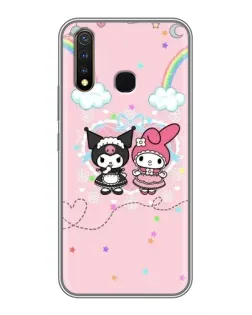 Чехол для Vivo Y19 с картинкой «My Melody и Kuromi» Чехол для Vivo Y19 с картинкой «My Melody и Kuromi»