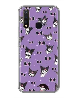 Чехол для Vivo Y19 с картинкой «Kuromi — паттерн» Чехол для Vivo Y19 с картинкой «Kuromi — паттерн»