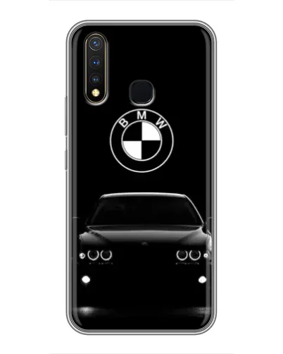 Чехол для Vivo Y19 с картинкой «BMW — взгляд из темноты»