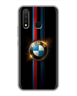 Чехол для Vivo Y19 с картинкой «BMW M-Power неон»