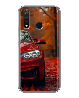 Чехол для Vivo Y19 с картинкой «Осенняя BMW M4»
