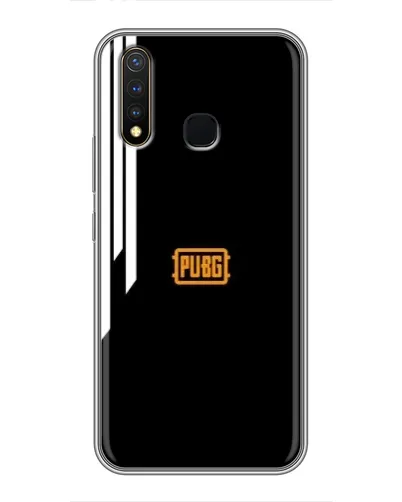 Чехол для Vivo Y19 с картинкой «PUBG — вертикальные линии»