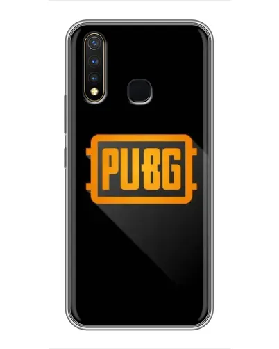 Чехол для Vivo Y19 с картинкой «PUBG — рамка лого»