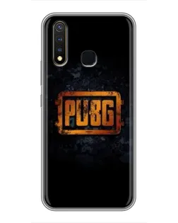 Чехол для Vivo Y19 с картинкой «PUBG — золотой логотип»