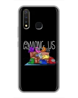 Чохол для Vivo Y19 з картинкою «Логотип Among Us»