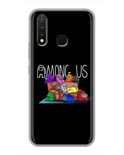 Чехол для Vivo Y19 с картинкой «Логотип Among Us»