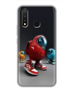 Чохол для Vivo Y19 з картинкою «Among Us — 3D стиль»