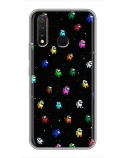 Чохол для Vivo Y19 з картинкою «Екіпаж Among Us»