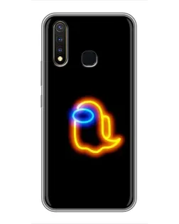 Чохол для Vivo Y19 з картинкою «Among Us неонове сяйво»