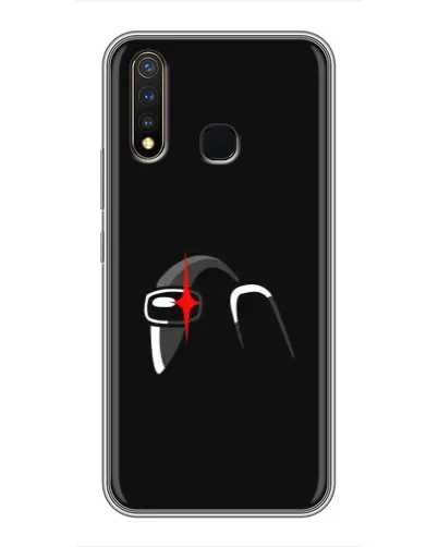 Чехол для Vivo Y19 с картинкой «Among Us шлем»
