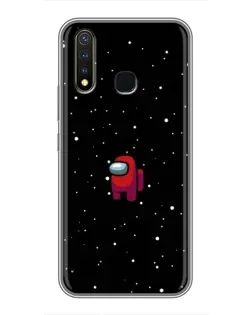 Чехол для Vivo Y19 с картинкой «Красный Among Us»