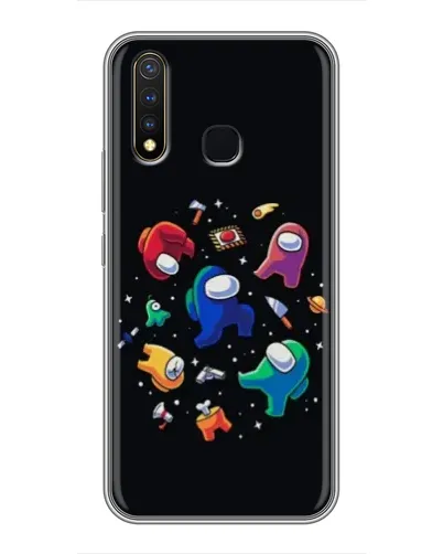 Чехол для Vivo Y19 с картинкой «Among Us космос»