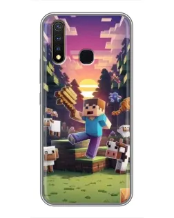 Чохол для Vivo Y19 з картинкою «Стів на фермі»