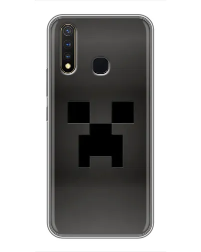 Чохол для Vivo Y19 з картинкою «Чорний кріпер градієнт»