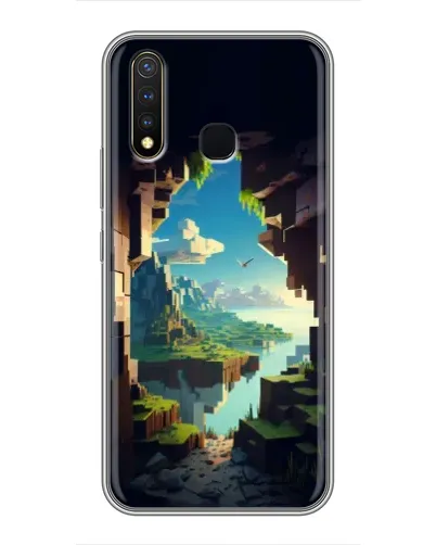 Чохол для Vivo Y19 з картинкою «Вид з печери»