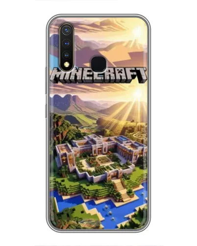 Чохол для Vivo Y19 з картинкою «Minecraft панорама»