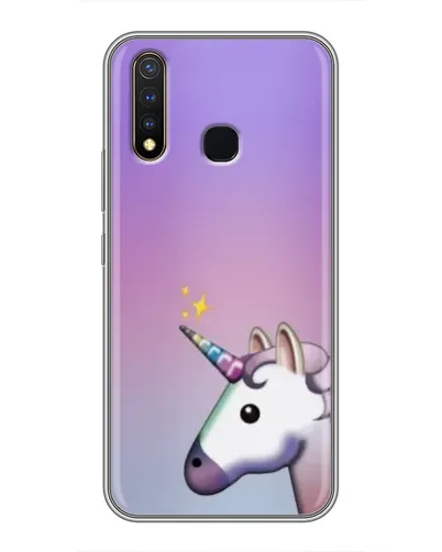 Чехол для Vivo Y19 с картинкой «Единорог градиент» Чехол для Vivo Y19 с картинкой «Единорог градиент»