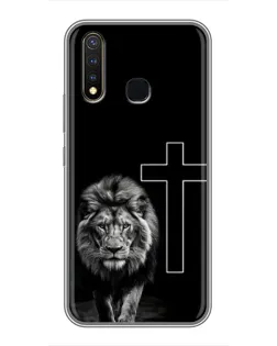 Чохол для Vivo Y19 з картинкою «Лев та Хрест»