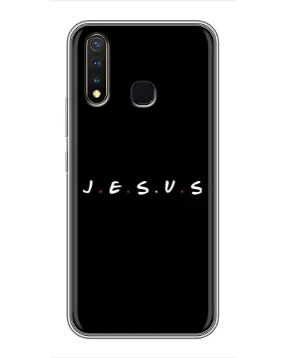 Чехол для Vivo Y19 с картинкой «Точки веры J.E.S.U.S.»
