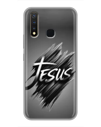 Чехол для Vivo Y19 с картинкой «Надпись Jesus Graffiti»
