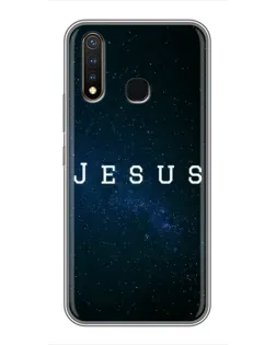 Чехол для Vivo Y19 с картинкой «Звездное небо Jesus»