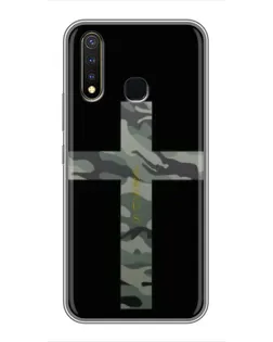 Чехол для Vivo Y19 с картинкой «Милитари Крест»