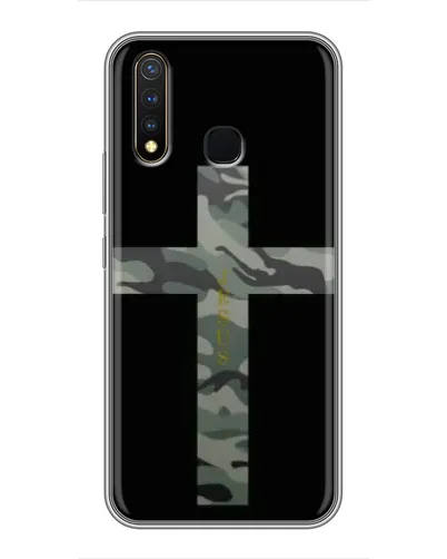 Чехол для Vivo Y19 с картинкой «Милитари Крест»