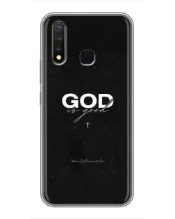 Чехол для Vivo Y19 с картинкой «GOD — Бог над всем»