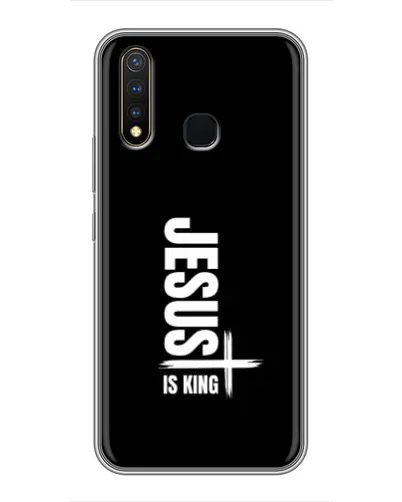 Чехол для Vivo Y19 с картинкой «Вертикаль веры Jesus»