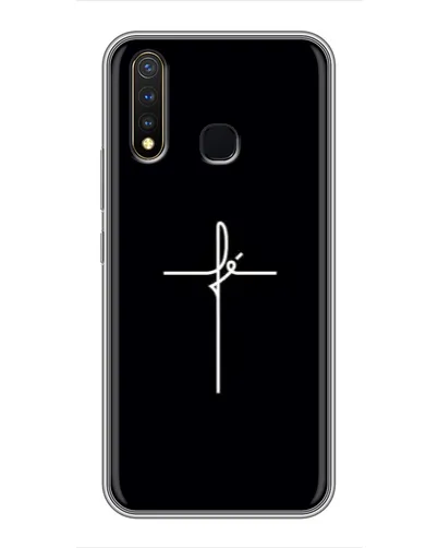 Чехол для Vivo Y19 с картинкой «Тонкий крест» Чехол для Vivo Y19 с картинкой «Тонкий крест»