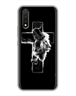 Чехол для Vivo Y19 с картинкой «Сияющий крест Jesus»