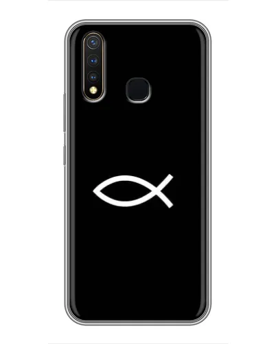 Чехол для Vivo Y19 с картинкой «Символ рыбы Jesus» Чехол для Vivo Y19 с картинкой «Символ рыбы Jesus»