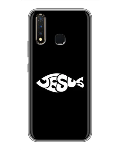 Чехол для Vivo Y19 с картинкой «Рыба Jesus» Чехол для Vivo Y19 с картинкой «Рыба Jesus»
