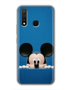 Чехол для Vivo Y19 с картинкой «Микки выглядывает»