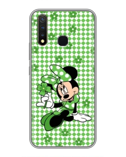 Чехол для Vivo Y19 с картинкой «Mickey в клетку»