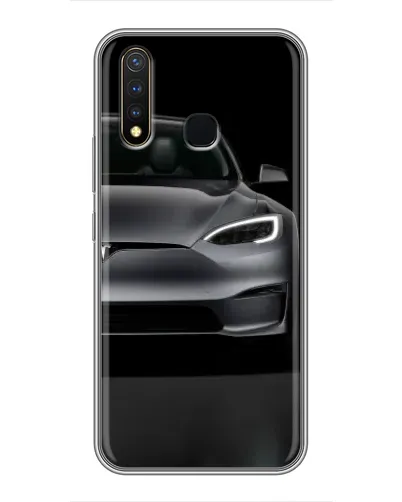 Чехол для Vivo Y19 с картинкой «Tesla Model S Look»
